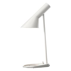 Arne Jacobsen 'AJ Mini' Table Lamp in White for Louis Poulsen