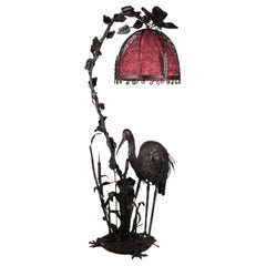 Antique Liberty Lamp, Wrought Iron