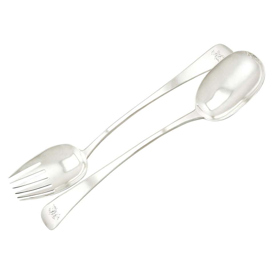 Antique Fish Servers in English Sterling Silver Edwardian at 1stDibs