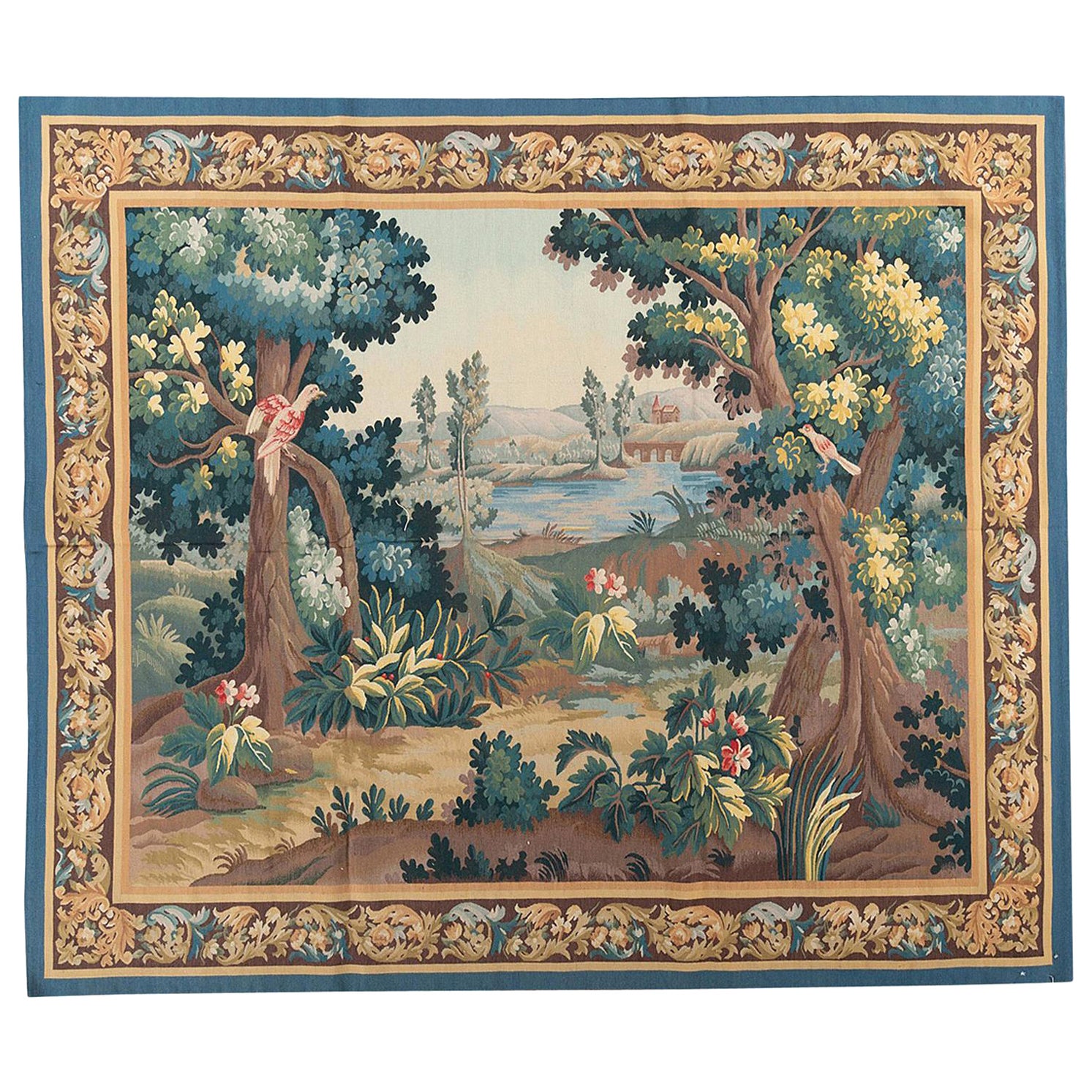 21st Century Recreation of an 18th Century Verdure Style Tapestry For Sale