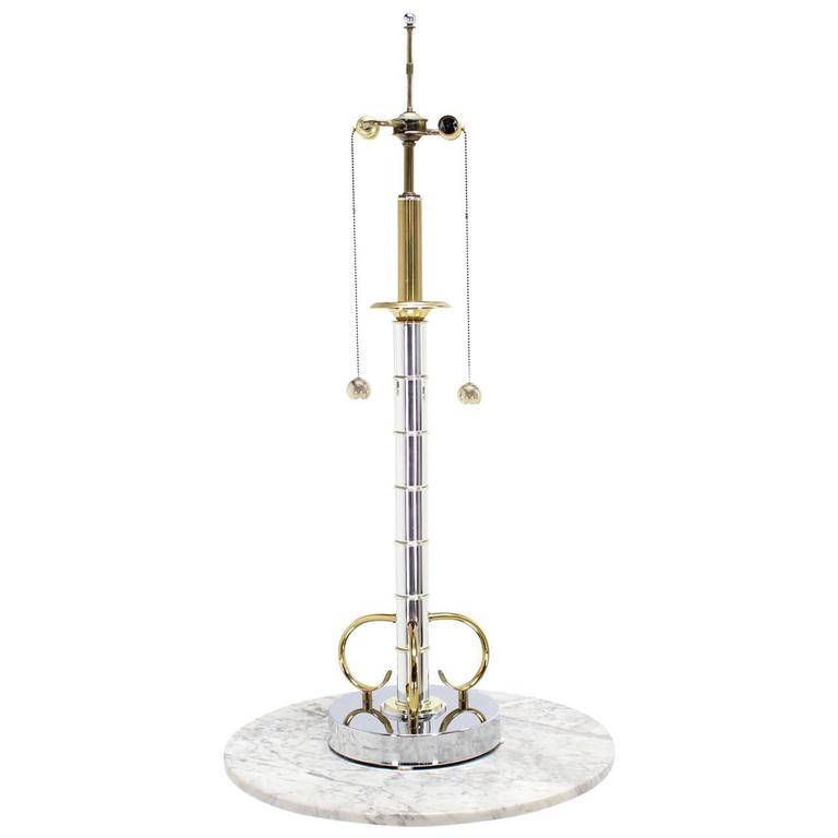 Antique Brass Bamboo Table Lamp at 1stDibs