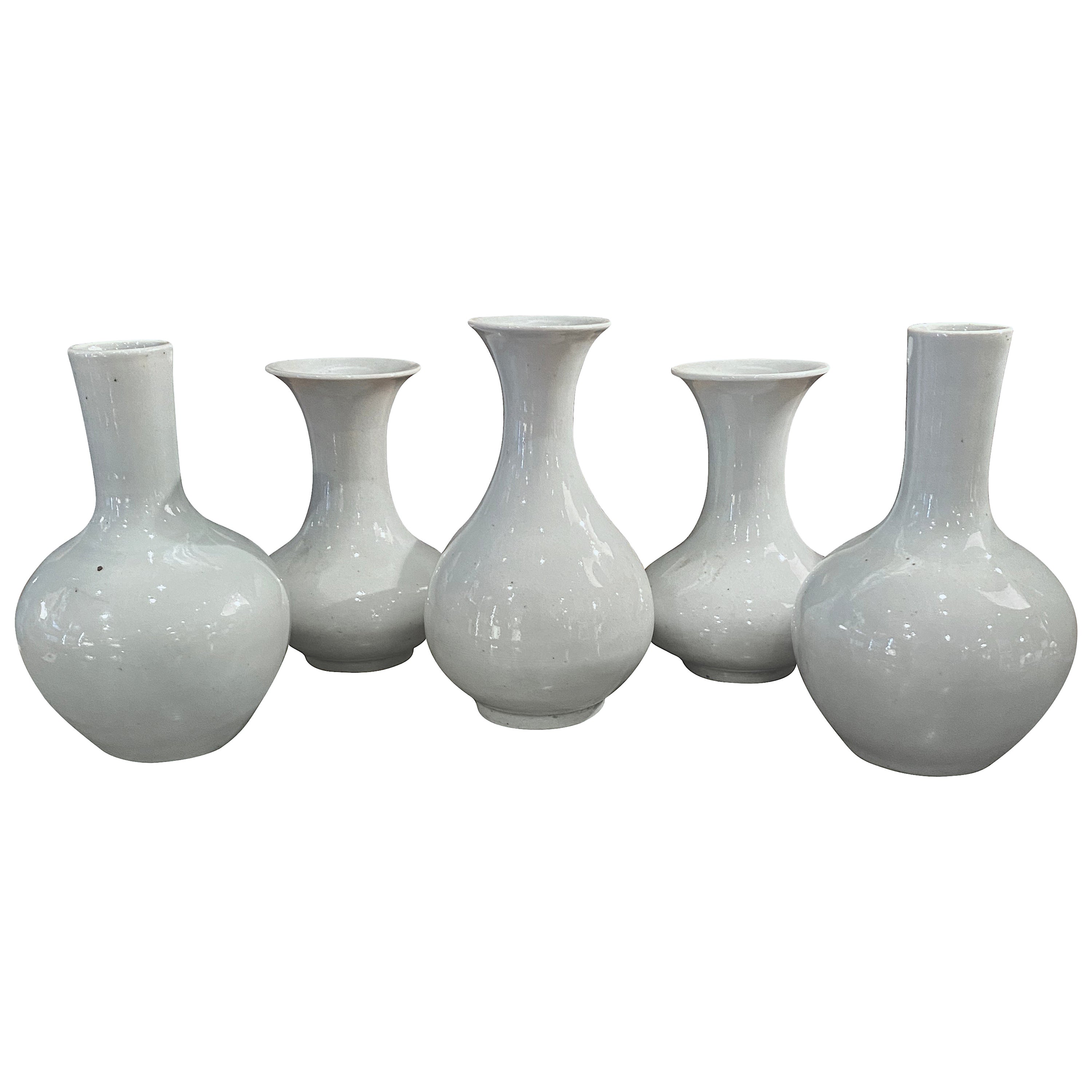 Tall Sapphire Blue Ceramic Vase, China, Contemporary at 1stDibs