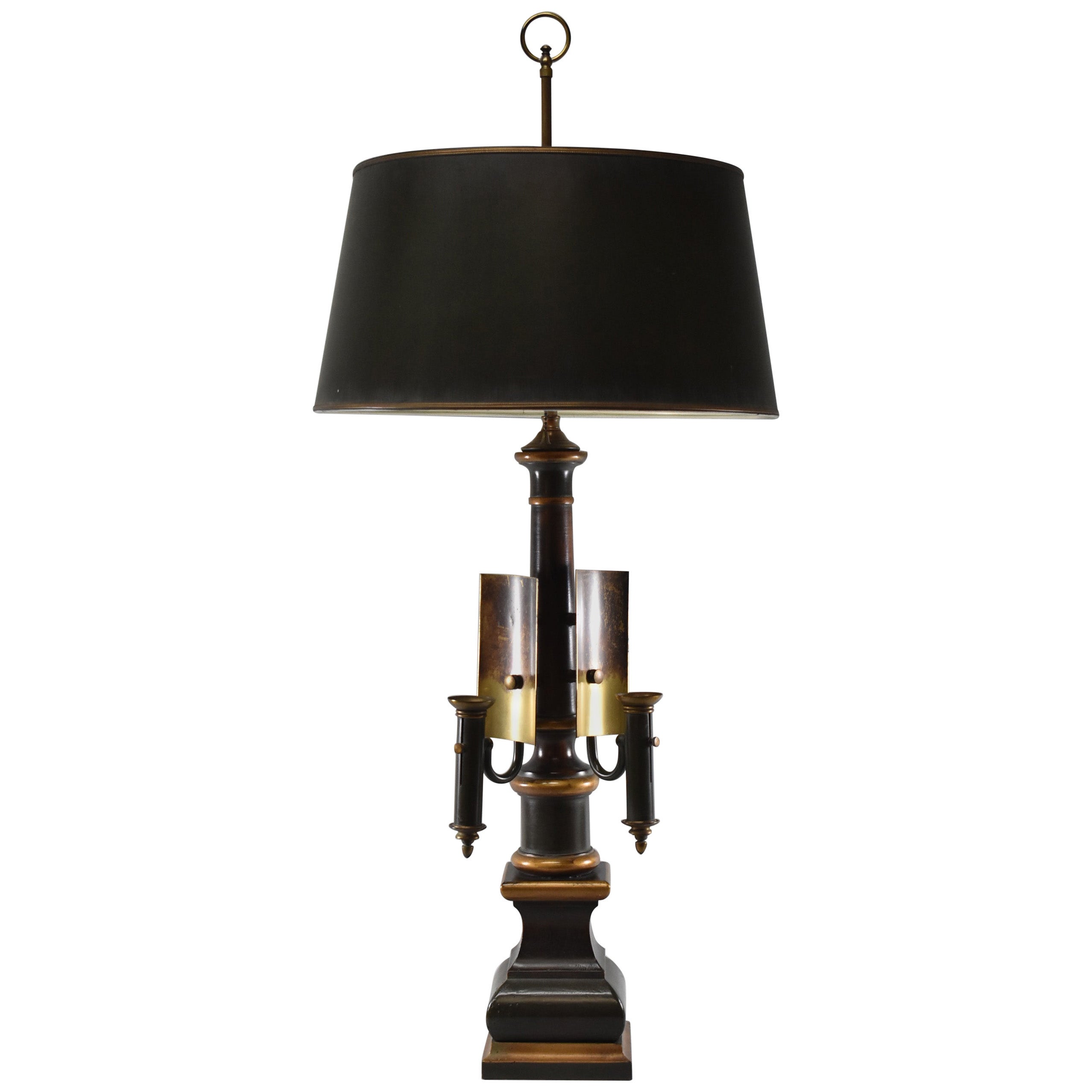 Frederick Cooper Architectural Tall Brass Table Lamp at 1stDibs