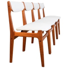 1960s French Dining Chairs, Set of Four