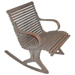 19th Century Bentwood Rocker 12