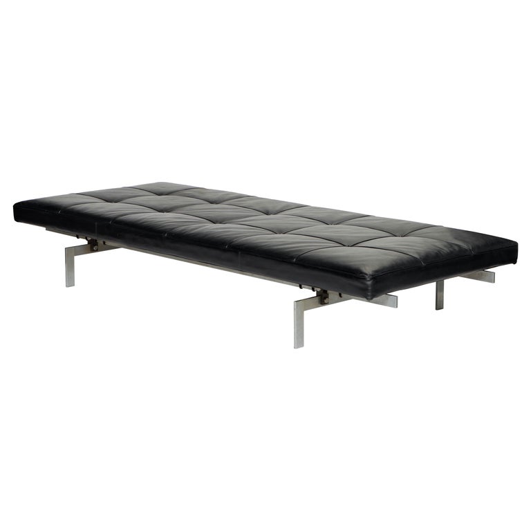 Poul Kjærholm for E. Kold Christensen Early Year PK-80 Daybed, Double Signed For Sale