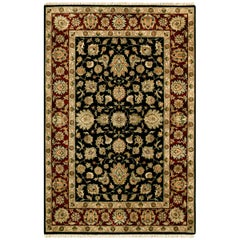 Tapis traditionnel en laine de luxe Kashan tissé à la main