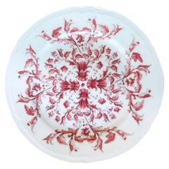 Richard Ginori Babele Rosso Red Bread Plate