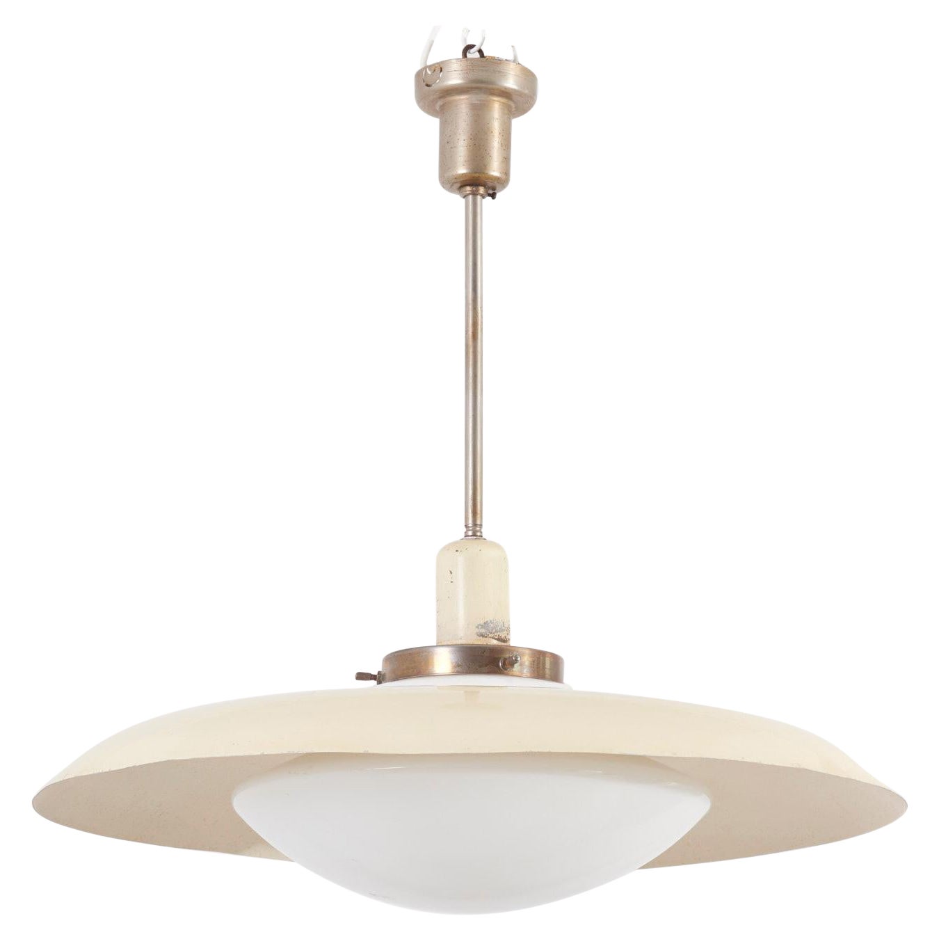 1930s Bauhaus Style Pendant Lamp For Sale
