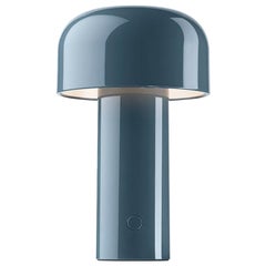 Bellhop Grey Blue Portable Rechargeable Wireless Desk or Table Lamp for FLOS