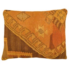 Decorative Vintage Decorative Turkish Kilim Oriental Rug Pillow