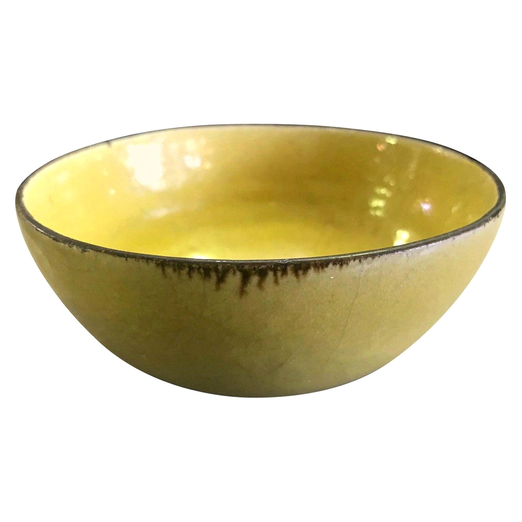 Vintage Denby Potters Wheel Salad Bowl Circa 1970s beautiful design