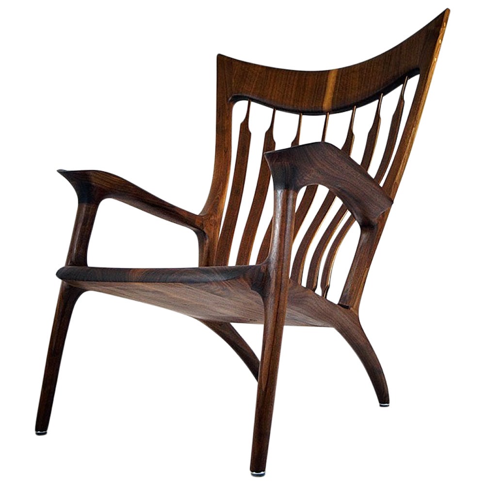 MS81 Lounge Chair Handcrafted and Designed by Morten Stenbaek For Sale