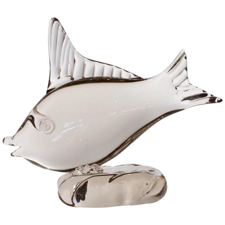 Glass Sculpture Fish Murano - 205 For Sale on 1stDibs  glass fish sculpture,  large glass fish sculpture, murano glass fish sculpture