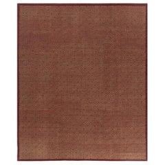  Wein-brauner Teppich mit Nadelspitze aus Wolle 8''x10''