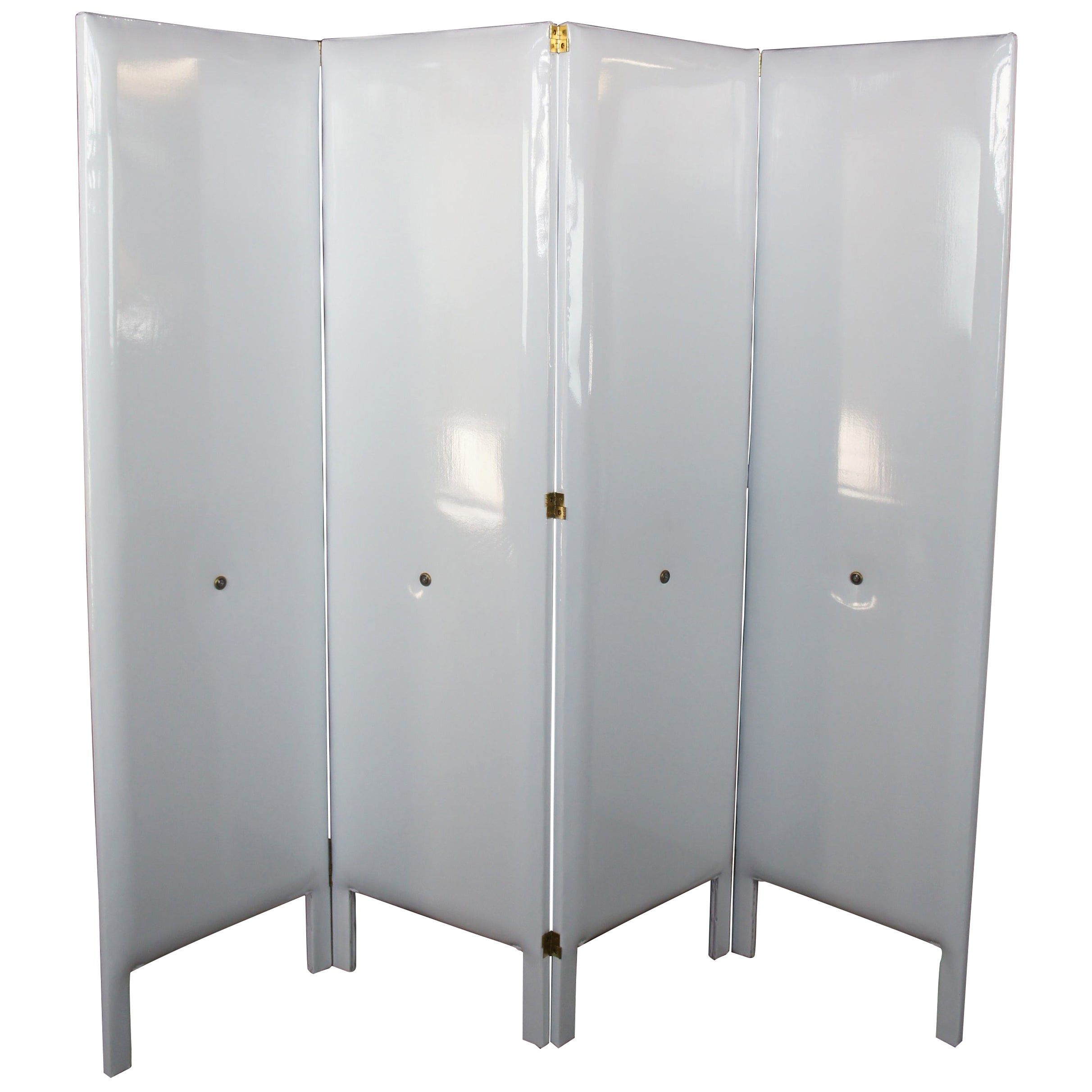 N4 Folding Screen in Bleached Oak For Sale at 1stDibs