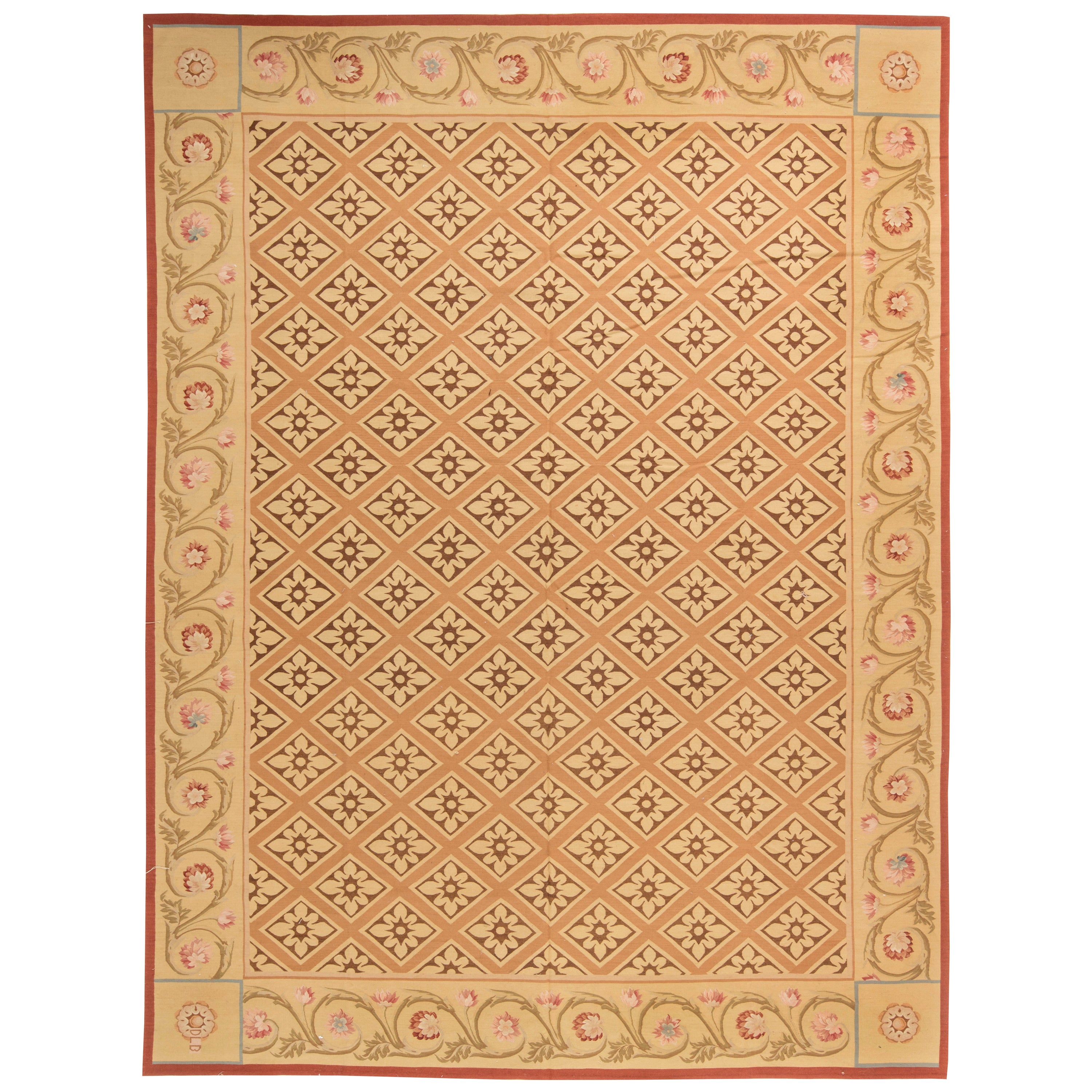 Large Traditional European Inspired Rug For Sale at 1stDibs