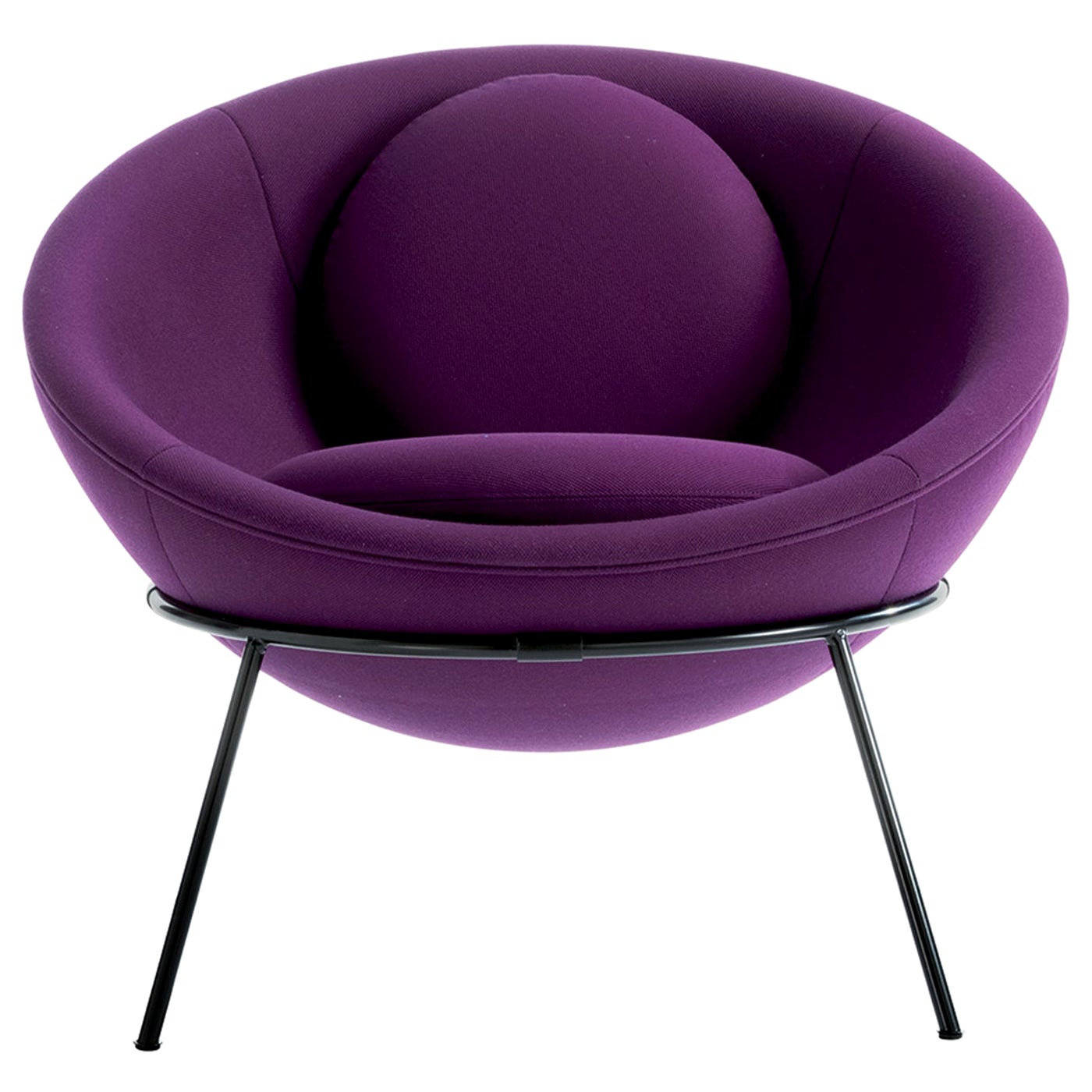 Bardi's Bowl Chair Black Leather For Sale at 1stDibs