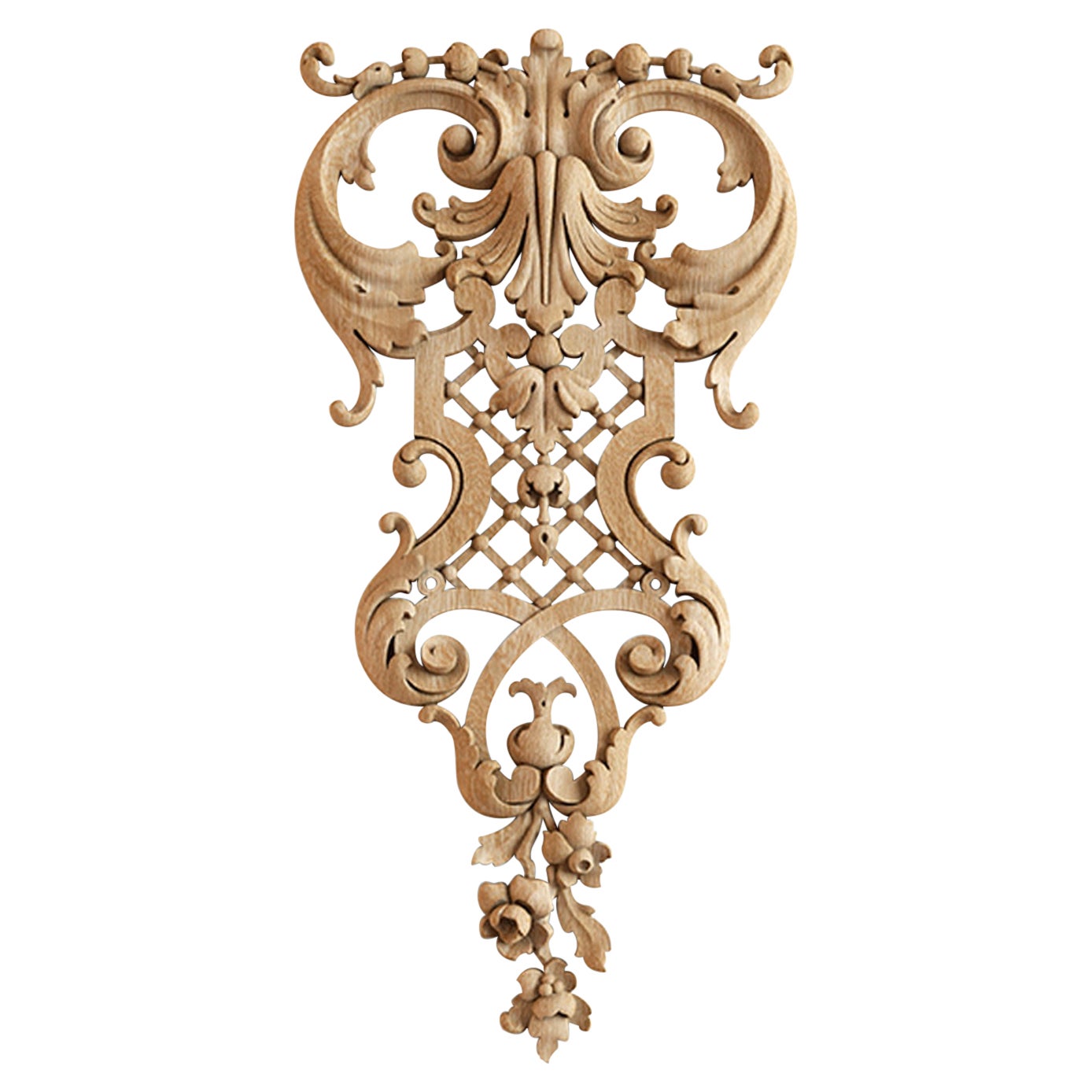 Hiqh Quality Unfinished Wall Applique for Interior, Millwork Wood Onlay