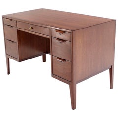 Mid-Century Modern Petit Compact Small Desk by Dunbar