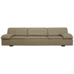 Giovanni Offredi for Saporiti Leather Sofa