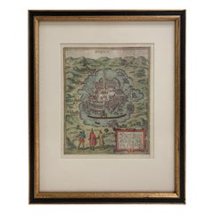 Città del Messico di Braun & Hogenberg, 1590 ca.