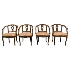 Set of Four Antique Walnut Dining Chairs