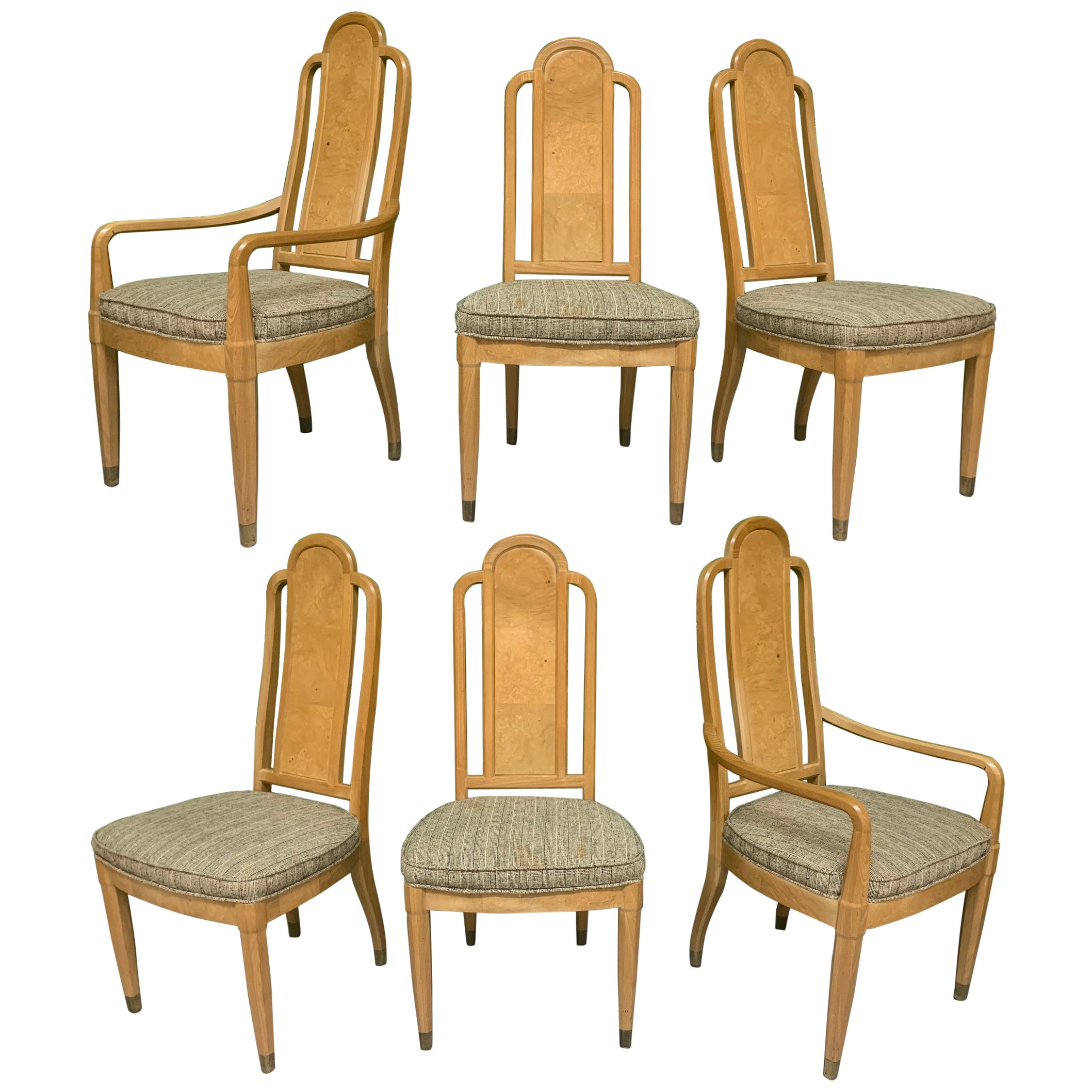 Set of 8 Henredon Style Dining Chairs For Sale at 1stDibs