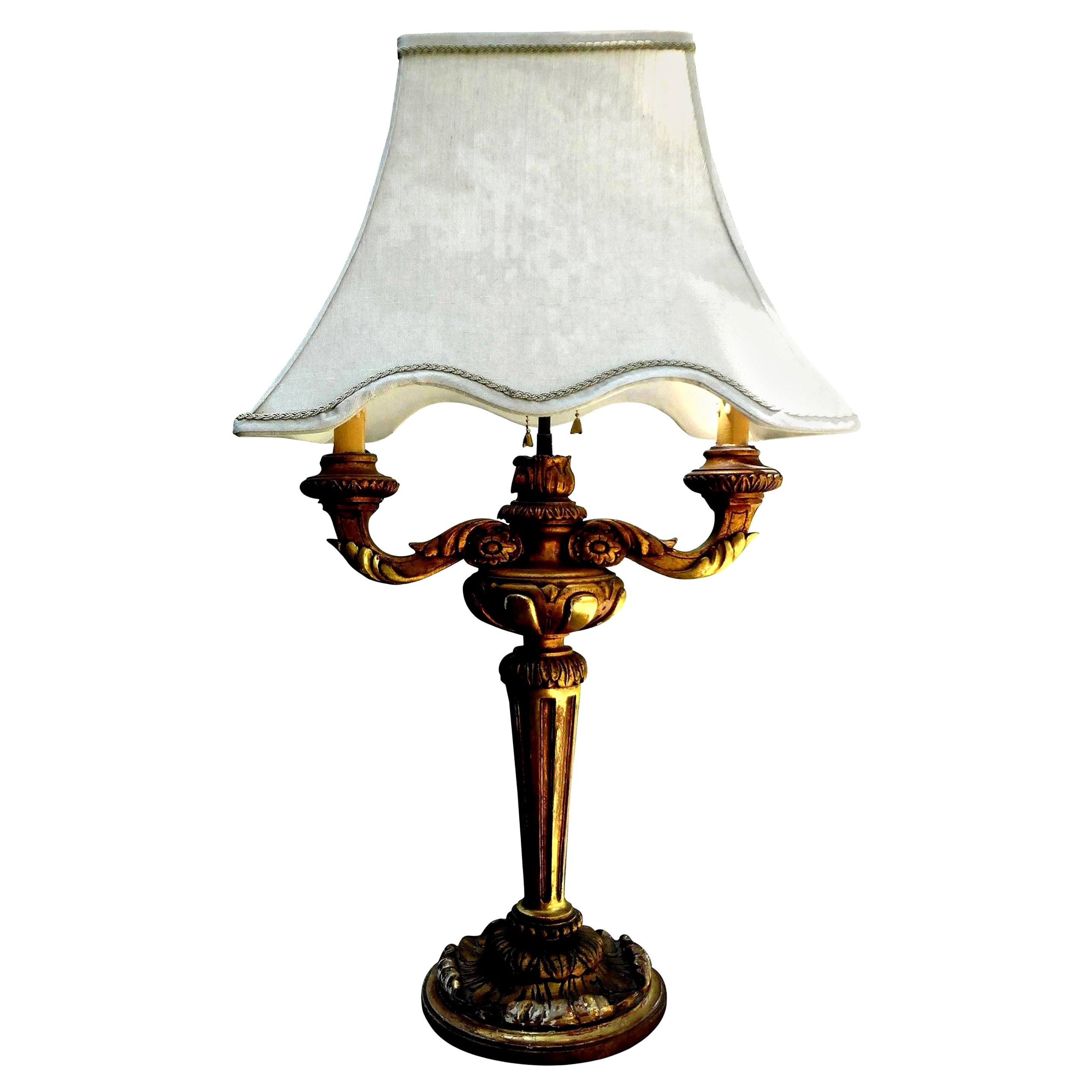 Antique Italian Giltwood Lamp For Sale at 1stDibs antique italian