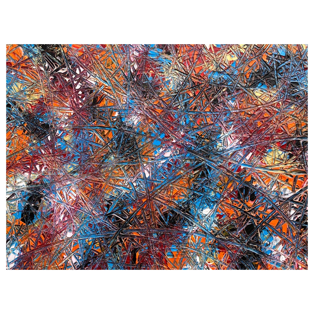 1940s American Abstract Expressionism Painting For Sale at 1stDibs