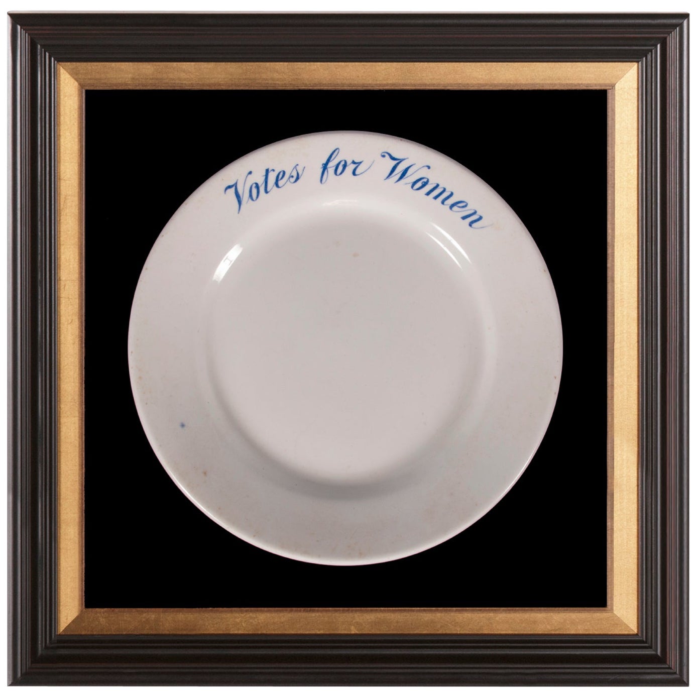 Suffragette Plate, "Deeds Not Words" and "Votes for Women ...