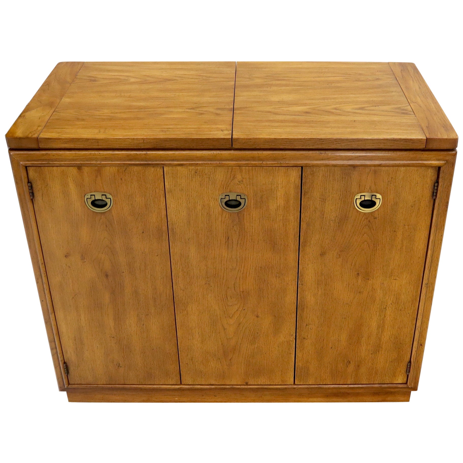 Danish MidCentury Modern DropLeaf Liquor on Wheels at 1stDibs