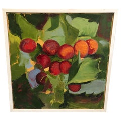 Colorful Still Life on Canvas of Berries by Beverly Ward