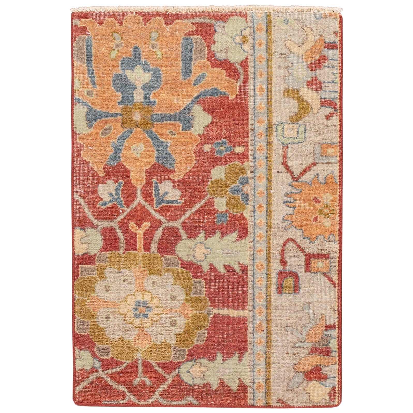 Wilton Collection Handwoven Wool Customized Modern Rug For Sale at 1stDibs