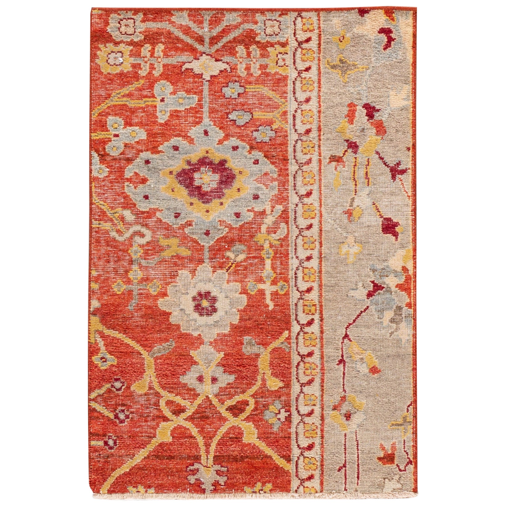 Wilton Collection Handwoven Wool Customized Modern Rug For Sale at 1stDibs