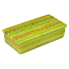 Bitossi para Rosenthal Netter Caja, Cerámica, Chartreuse, Firmado