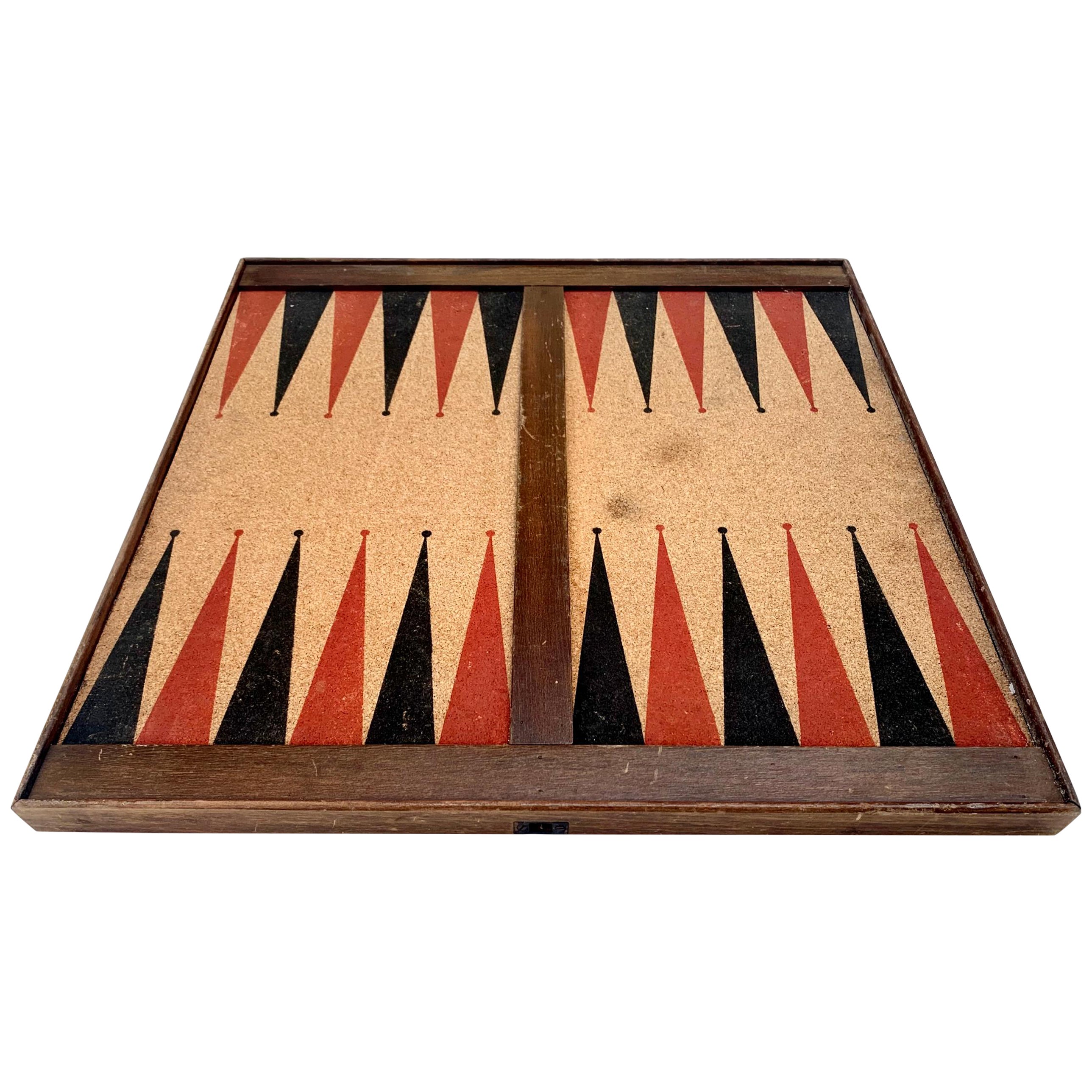 Modern Backgammon Wooden Set Board at 1stDibs