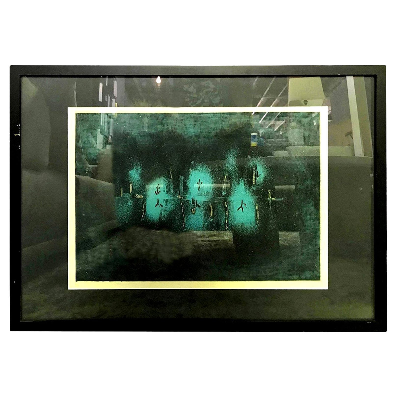 Joichi or Joshi Saito Signed Limited Edition Japanese Modern Abstract Print