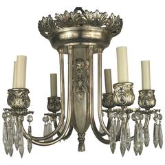 Foliate Crystal Chandelier