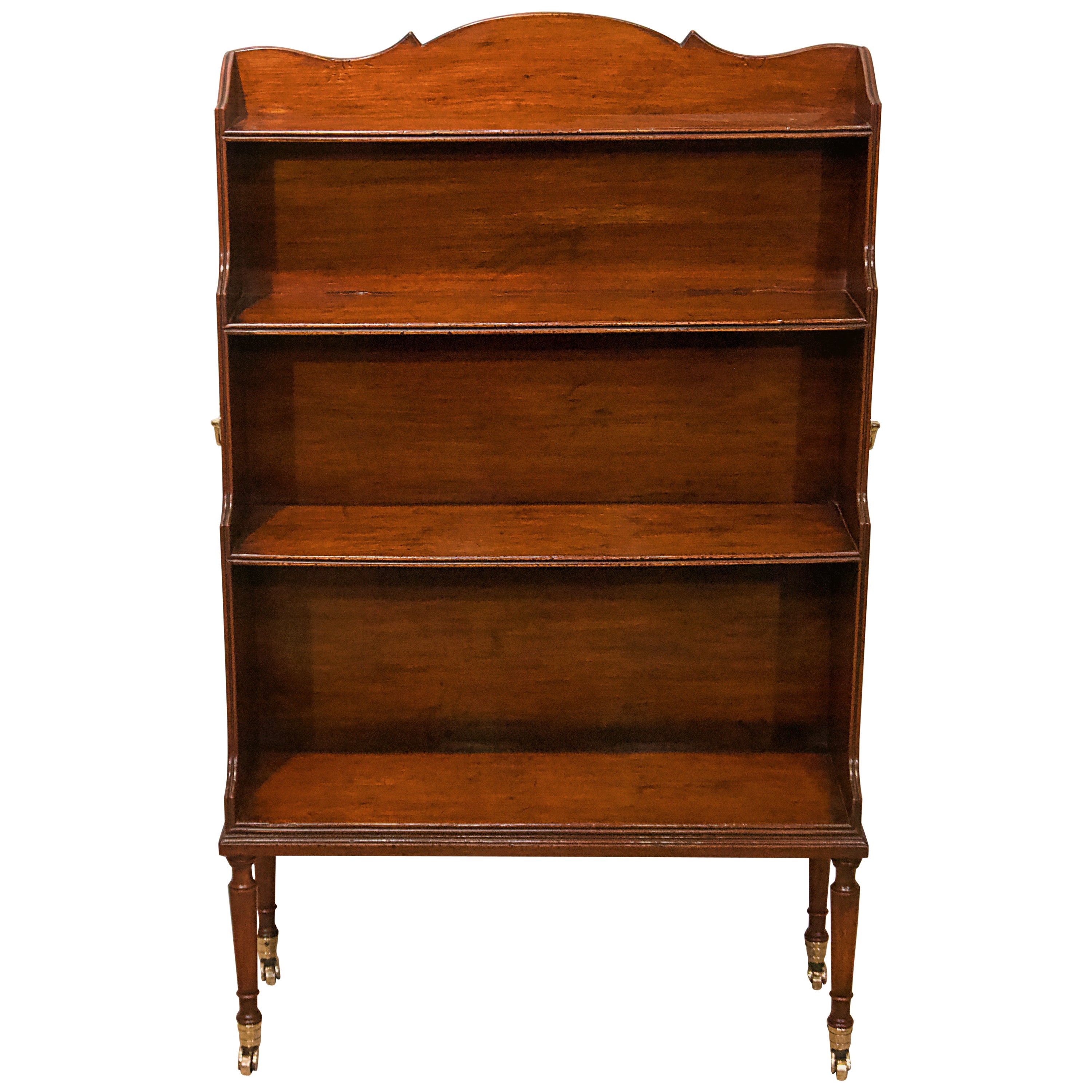 Fine Pair of William IV Mahogany Library Bookcases For Sale at 1stDibs