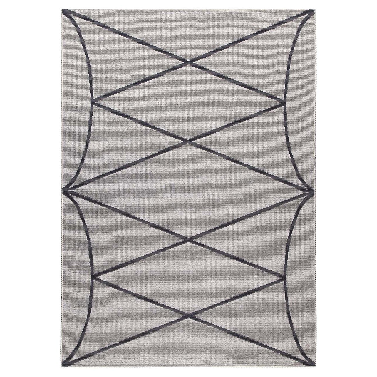 Lune Cara Silver Carpet by Gio Ponti For Sale