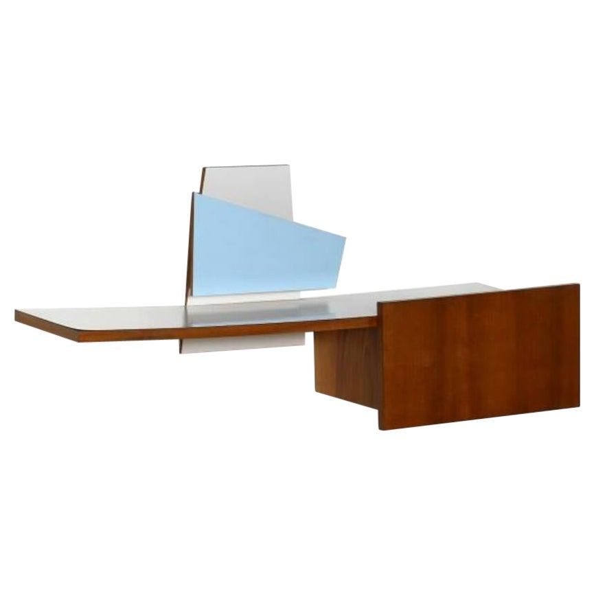 Gio Ponti Wall Mounted Console in Wood and Laminate Italian Manufacture 1950s