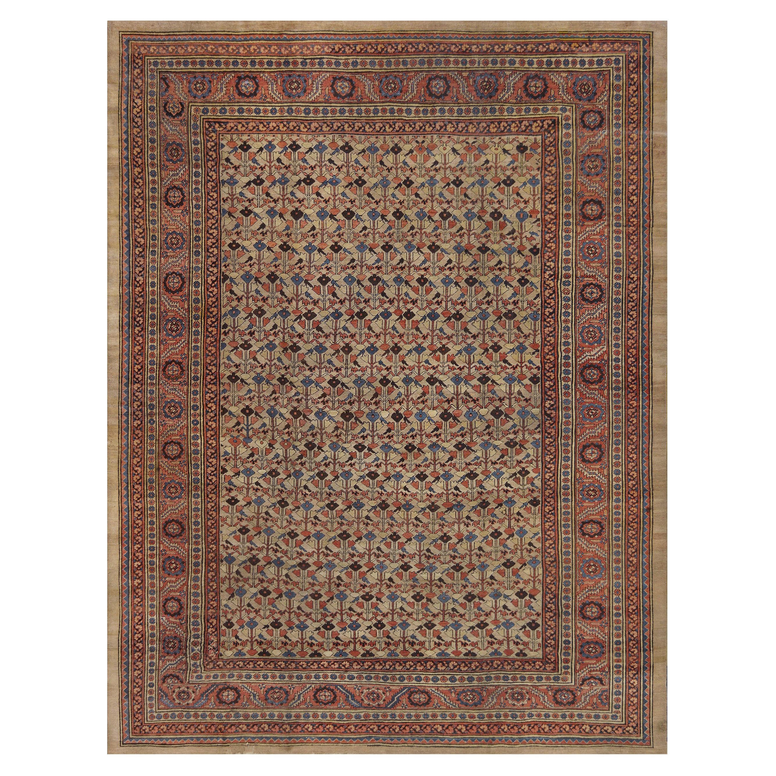 Late 19th Century Wool Bakhshaish Rug from North West Persia