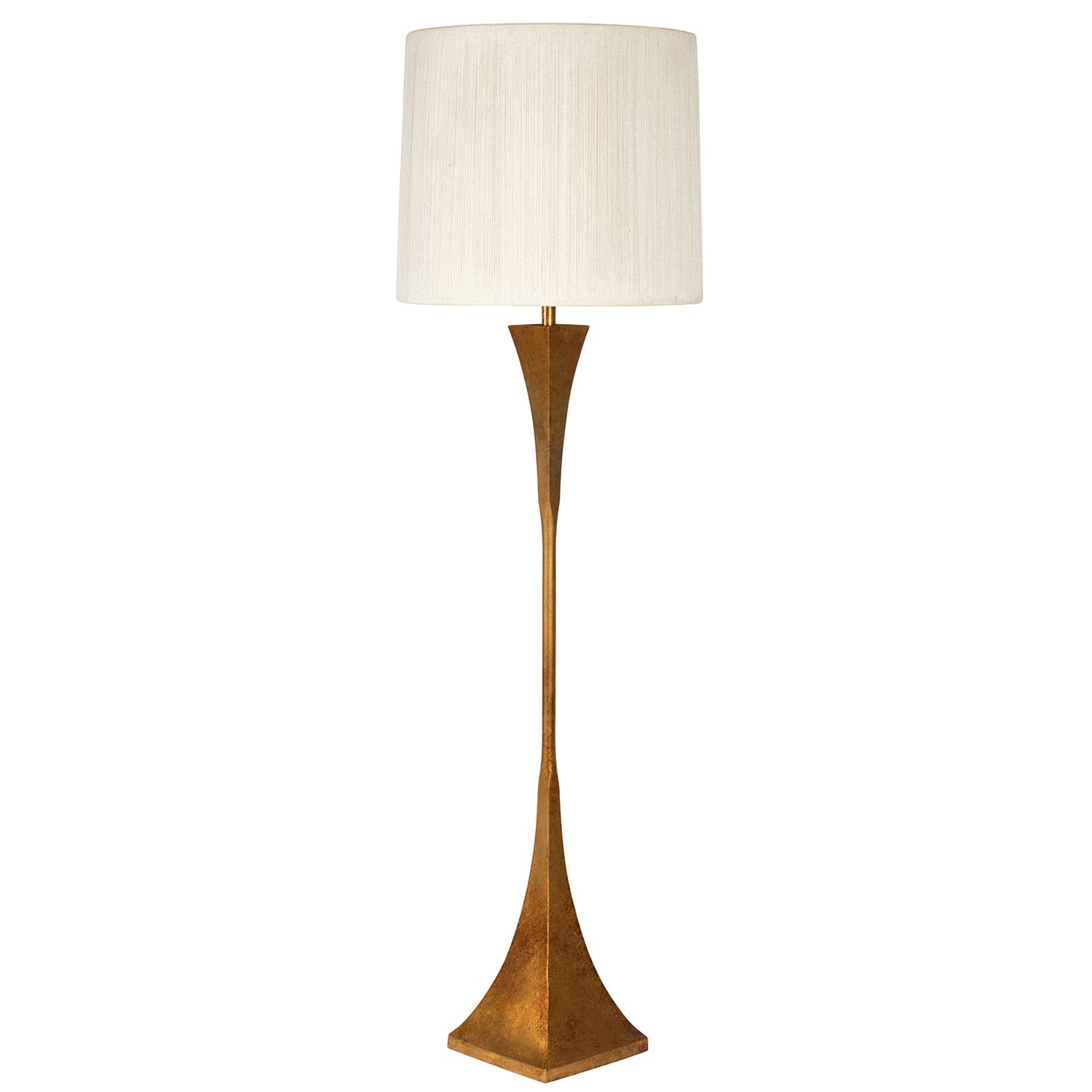 'metropolis' Bronze Sculptural Floor Lamp For Sale at 1stDibs