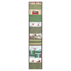 Tapis crocheté américain unique 1'8"x 15'2"