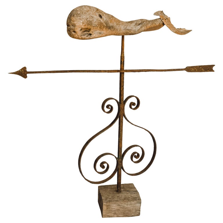 Vintage Whale Weathervane For Sale at 1stDibs | antique whale weathervane