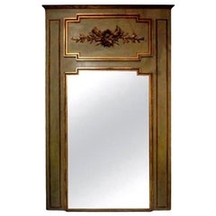 19th Century French Louis XVI Style Trumeau Mirror