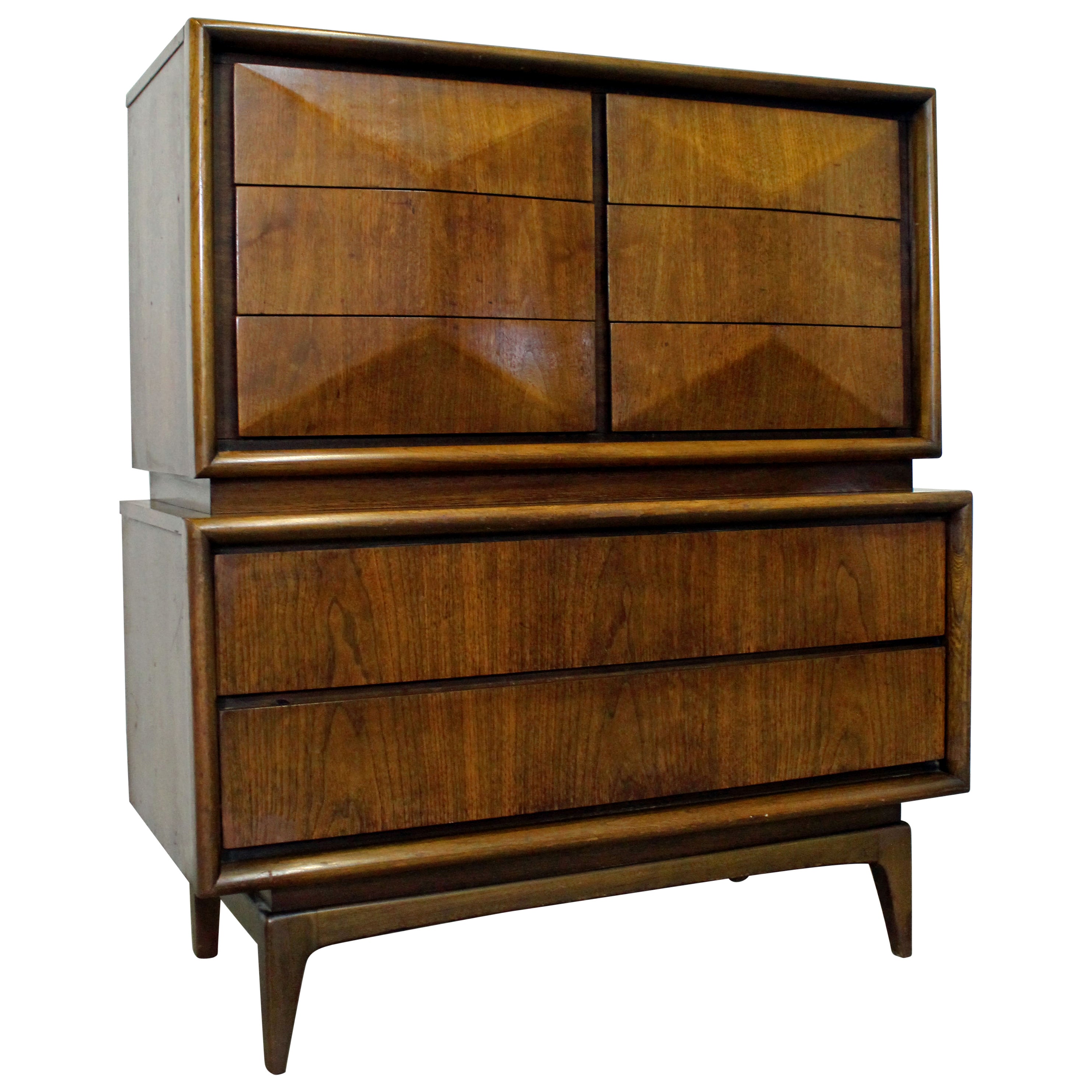 MidCentury Gentleman's Chest with Louvered Front by Thomasville For