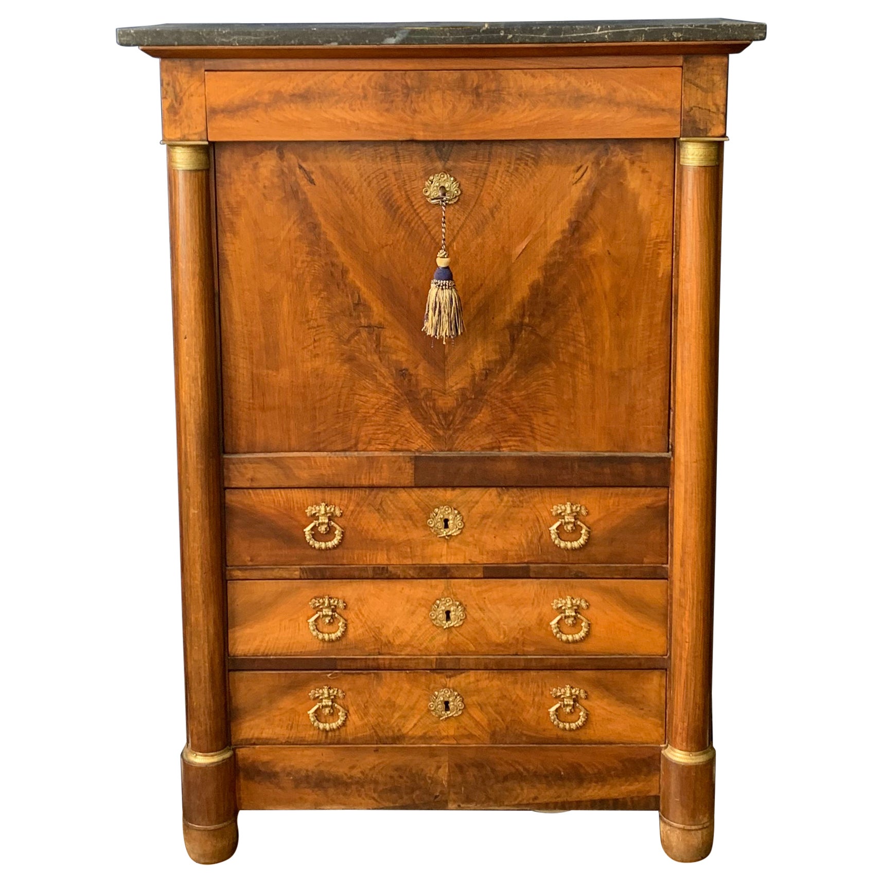 Baker Signature Empire Style Drop Front Desk / Secretary with