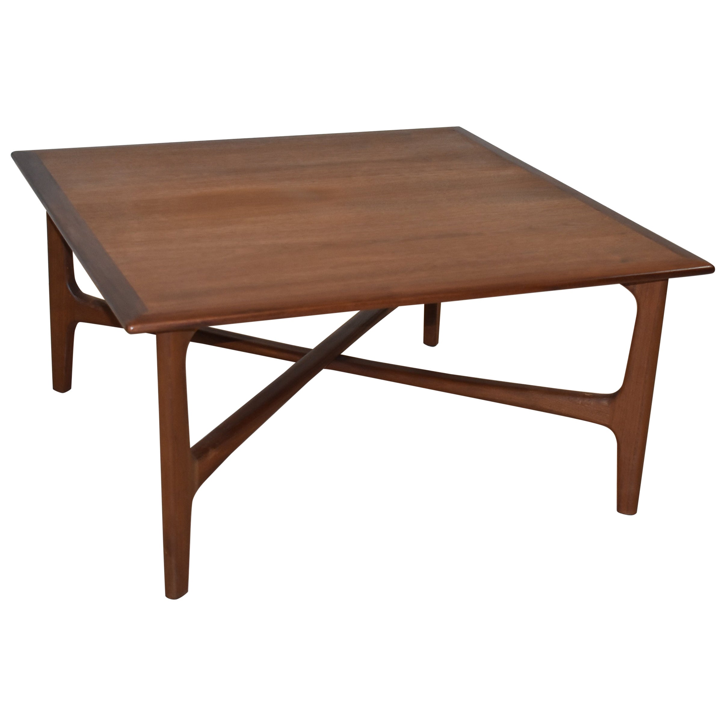 Danish Modern Boomerang Shape Teak Coffee Table by DUX of Sweden at 1stDibs